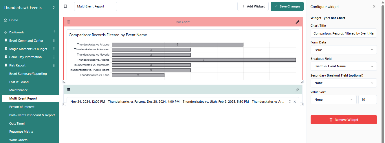 filter working inside edit